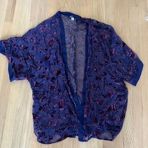 Sheer floral tunic from Francesca’s